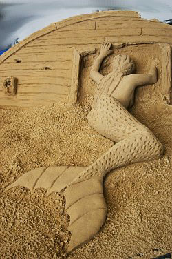 Sand Mermaid - Sand Mermaid Sculpture