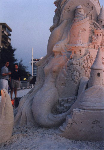 Sand Mermaid Castle - Sand Mermaid Sculpture