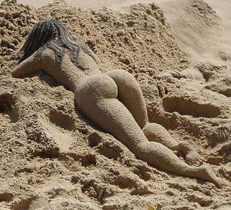Sand Mermaid Model - Sand Mermaid Sculpture