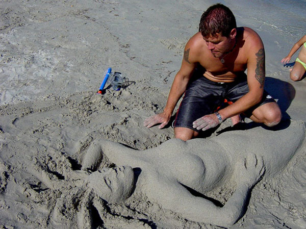 Sand Mermaid Sculptor - Sand Mermaid Sculpture
