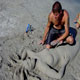 Sand Mermaid Sculptor